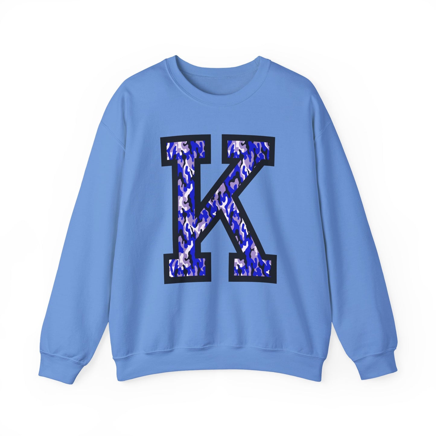 Big K Blue Camouflage Crewneck Sweatshirt
