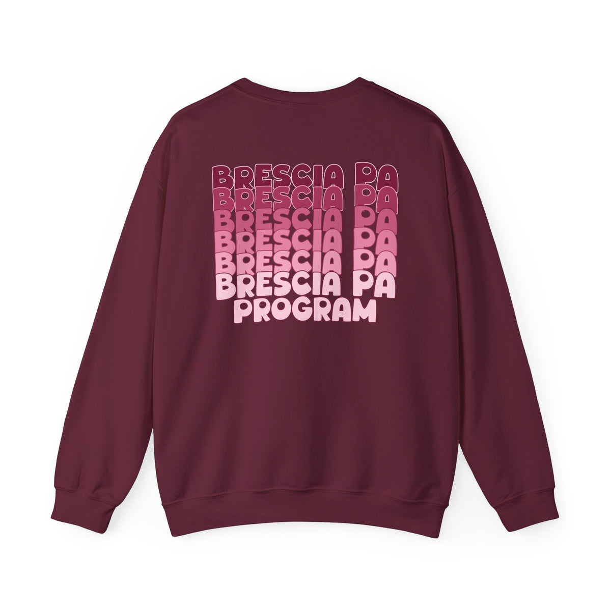 Brescia PA Program Warm Ombre Crewneck Sweatshirt