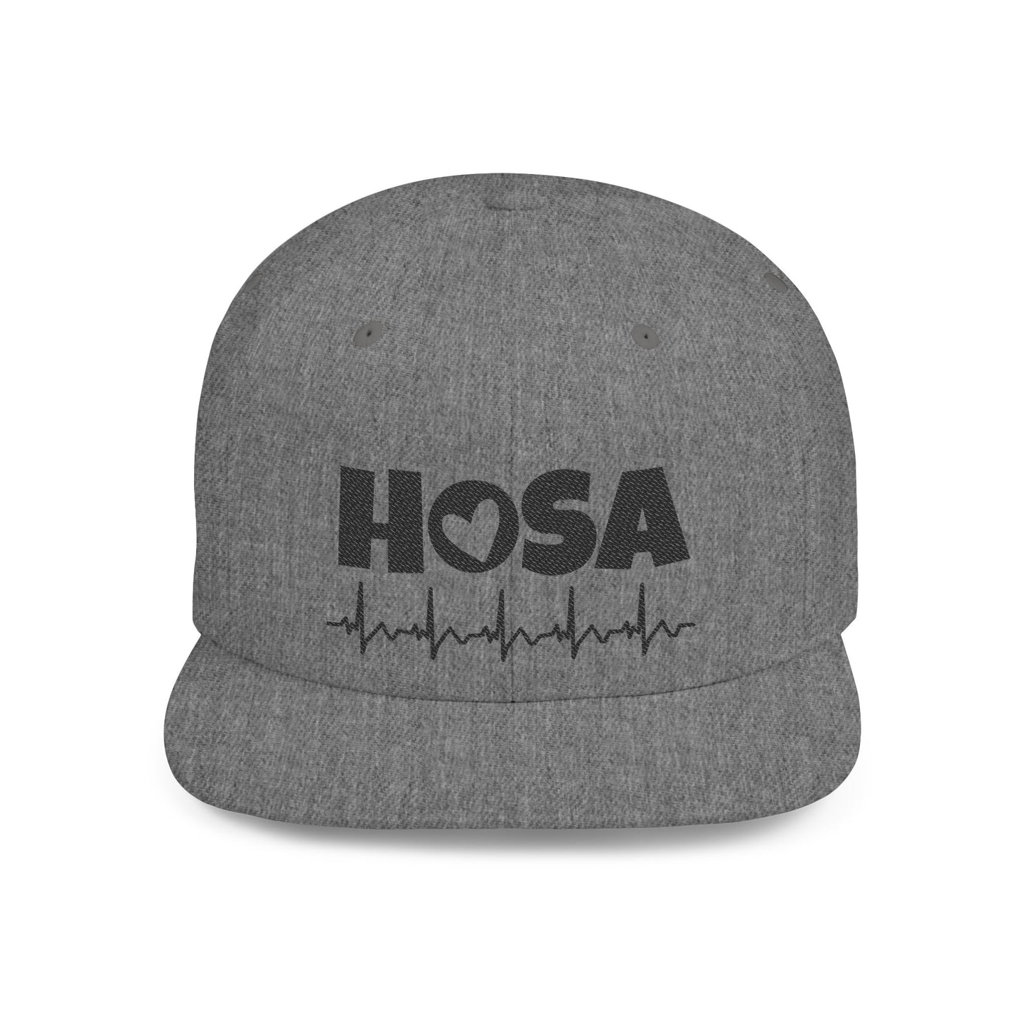 HOSA Heartbeat Flatbill Snapback - Black Edition