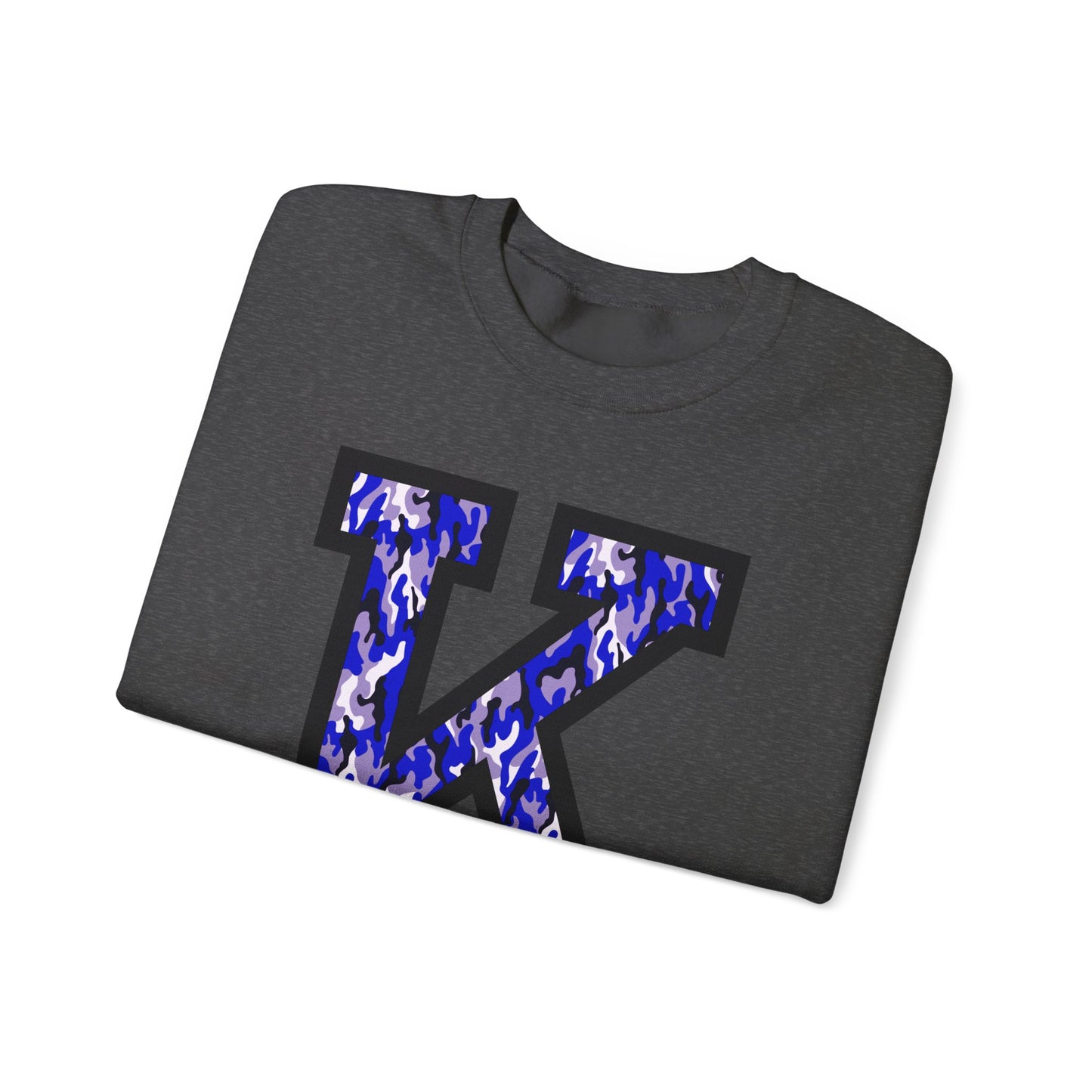 Big K Blue Camouflage Crewneck Sweatshirt