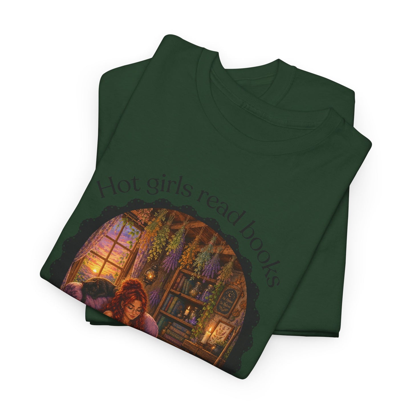 Hot Girls Read Books Tshirt | Andi B. Designs