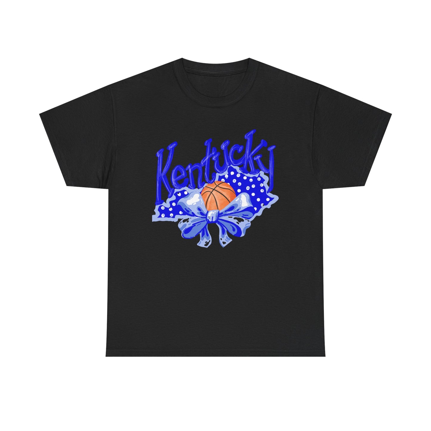 Basketball and Bows Kentucky Tee