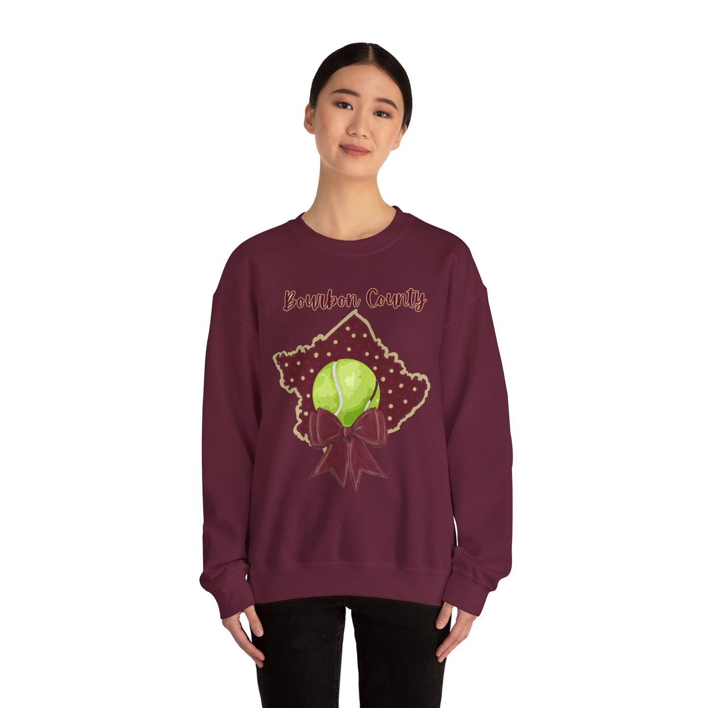 Bourbon County Tennis Crewneck