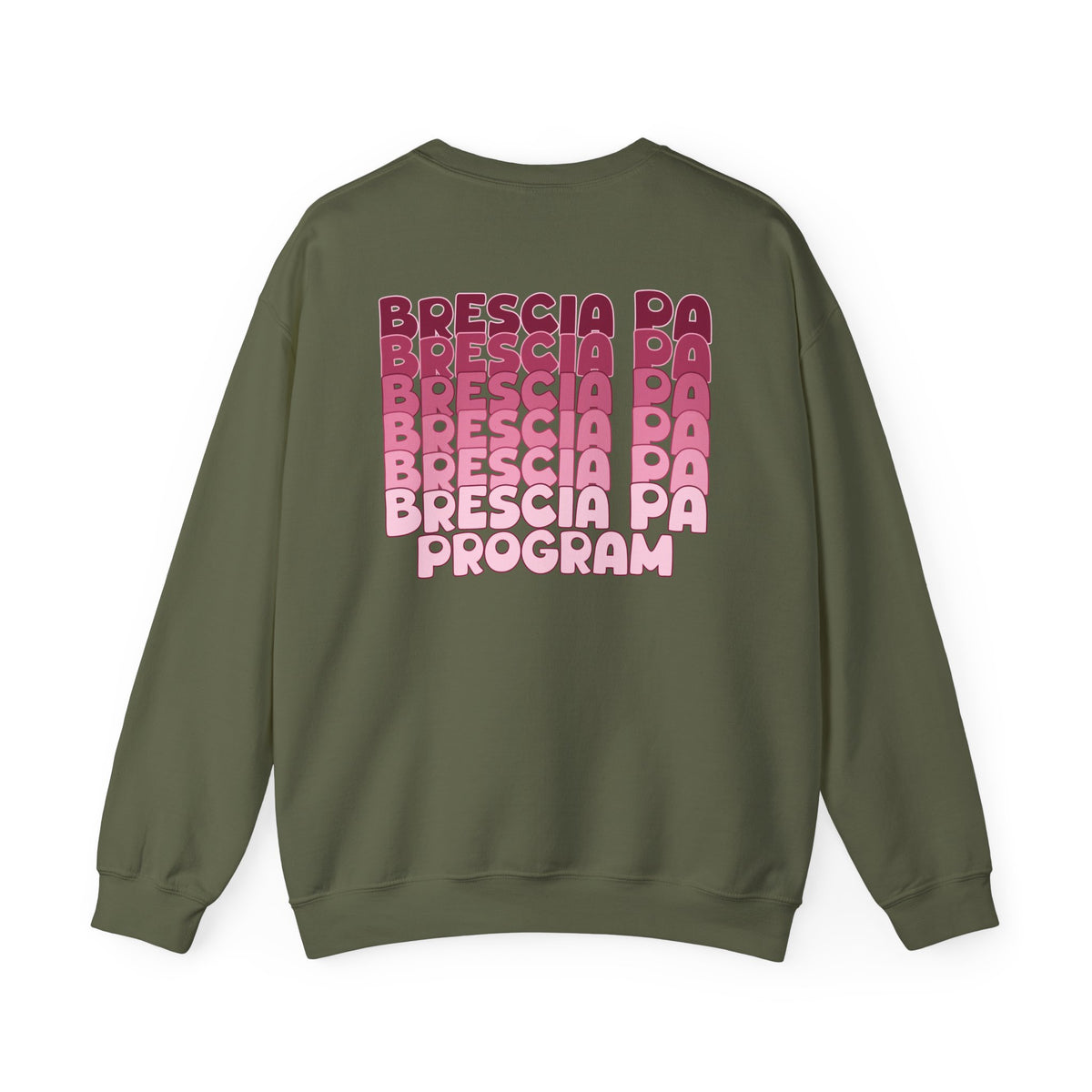Brescia PA Program Warm Ombre Crewneck Sweatshirt