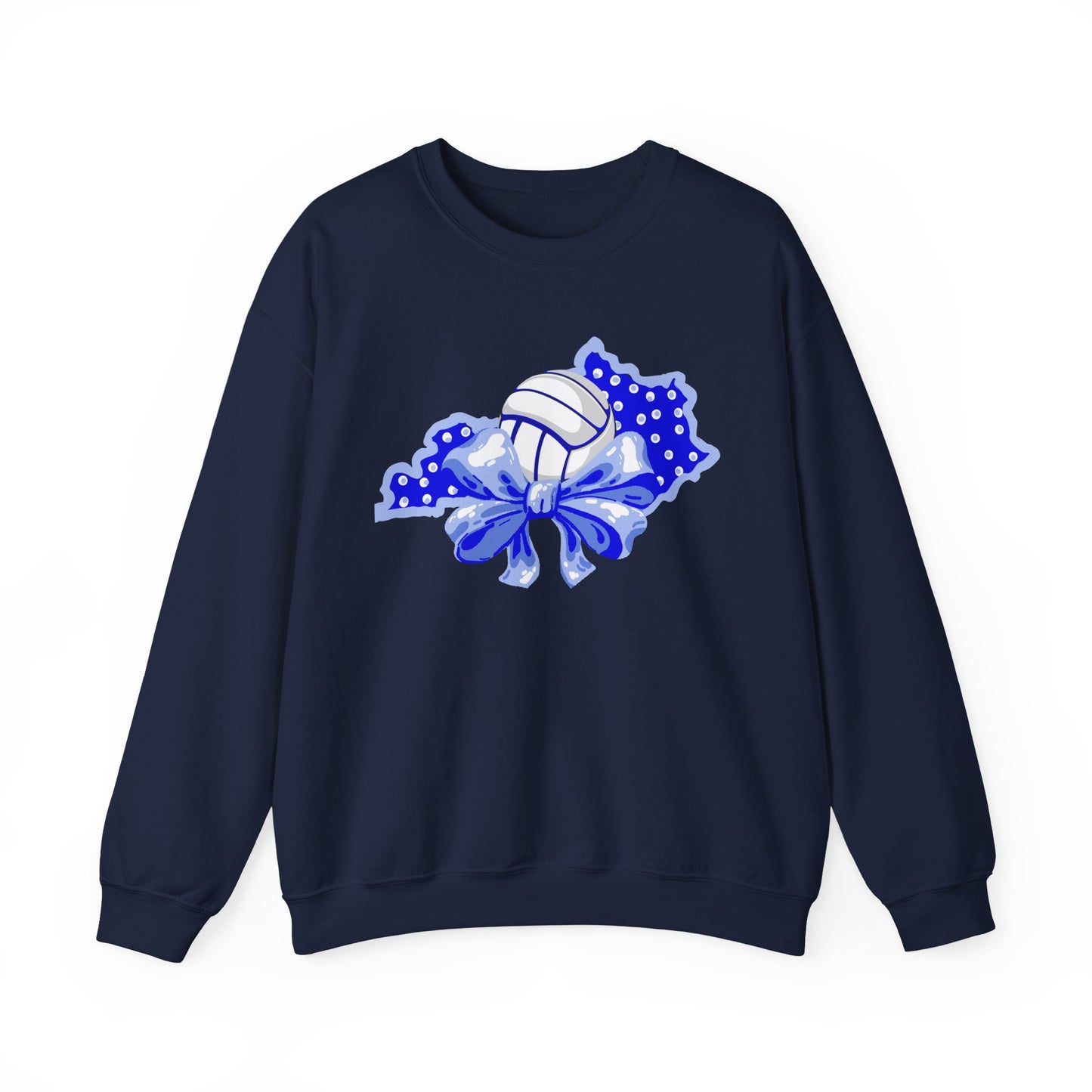 Volleyball and Bows Kentucky Crewneck