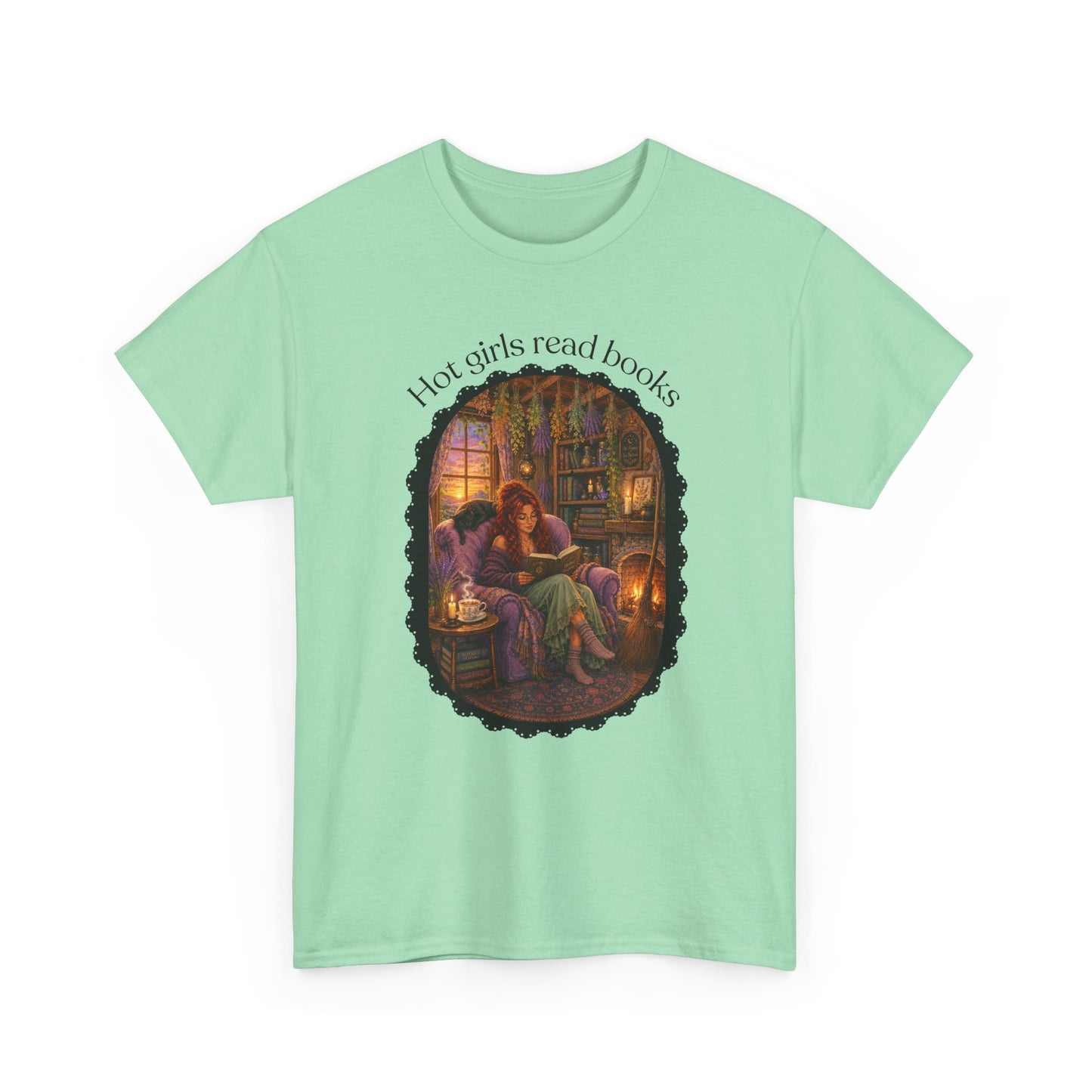 Hot Girls Read Books Tshirt | Andi B. Designs