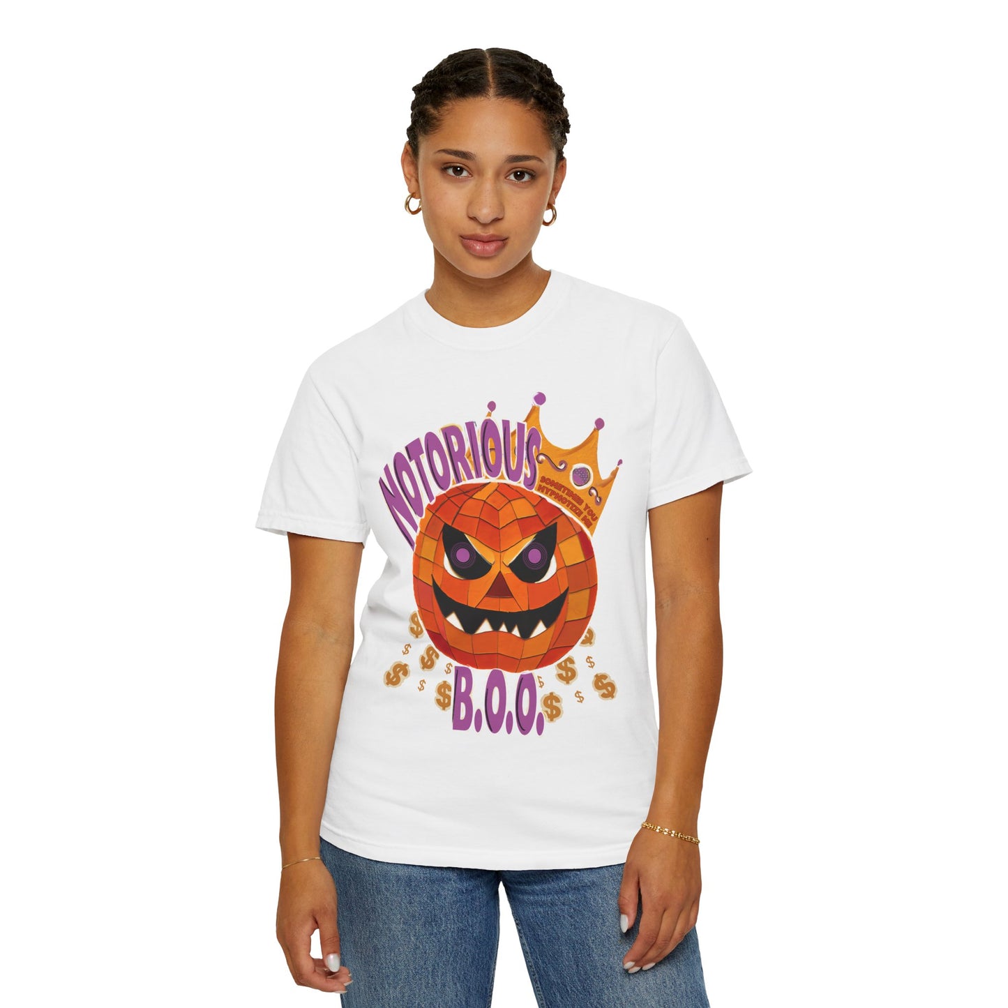 Notorious B.O.O. T-shirt | Halloween Jack-o'-Lantern Design