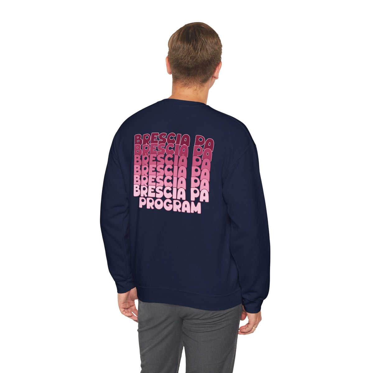 Brescia PA Program Warm Ombre Crewneck Sweatshirt