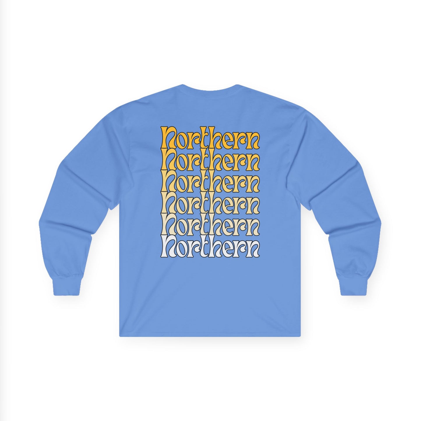 NKU Norse Ombre Stack Long Sleeve Tee