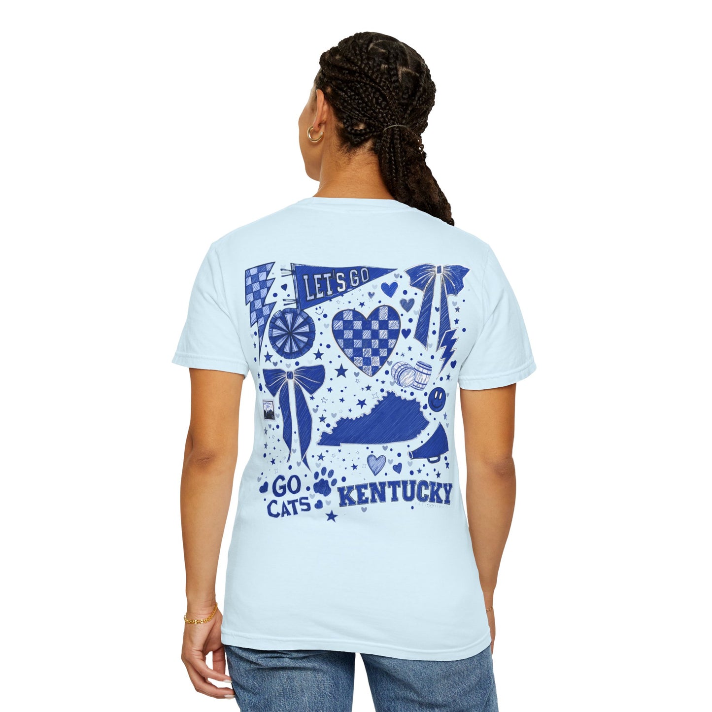 Kentucky Game Day Collage Tshirt | Cute Preppy Coquette