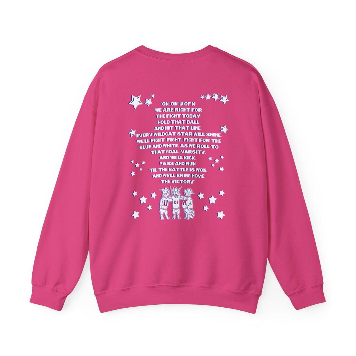Kentucky Wildcats Fight Song Crewneck Sweatshirt | Retro UK Game Day Pullover