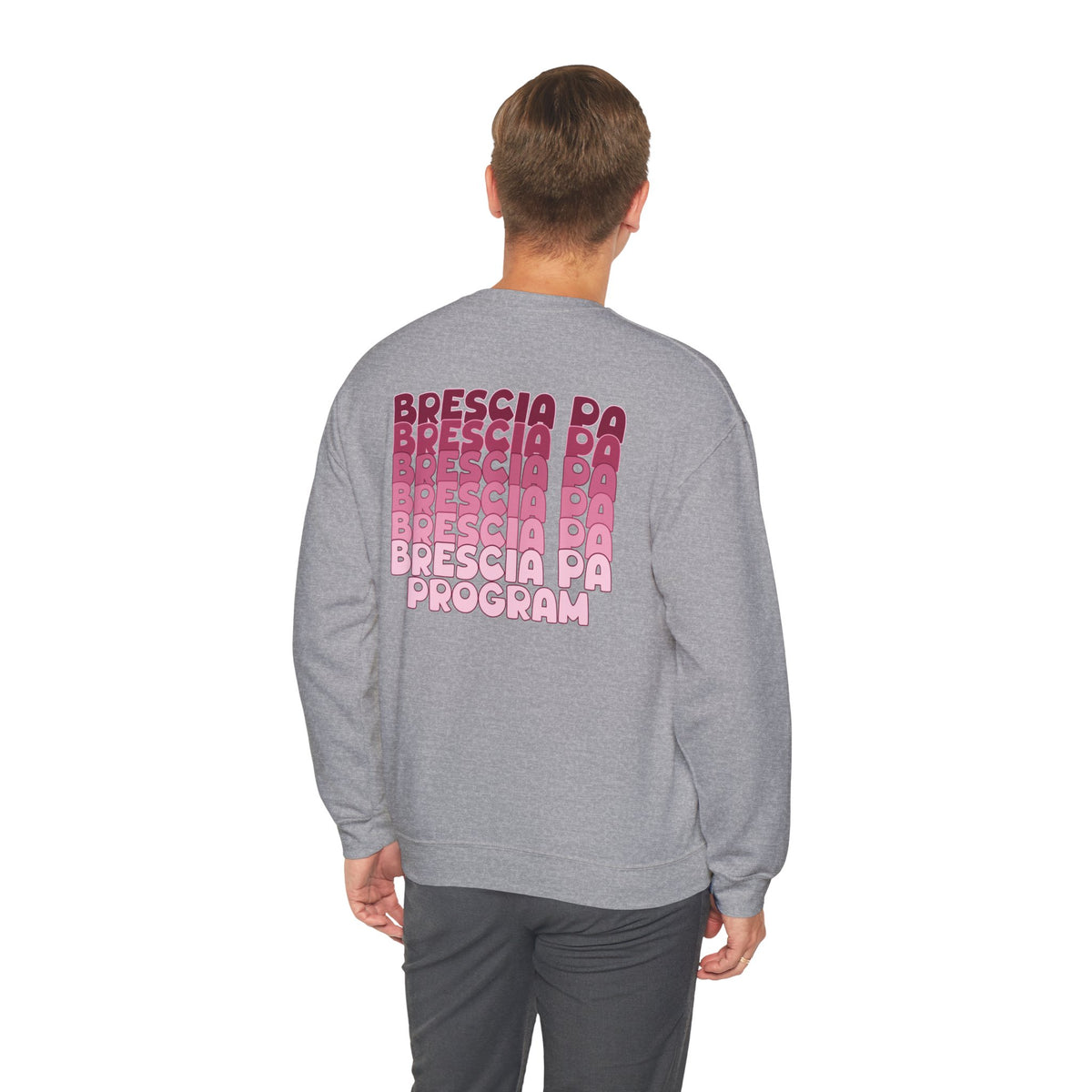 Brescia PA Program Warm Ombre Crewneck Sweatshirt
