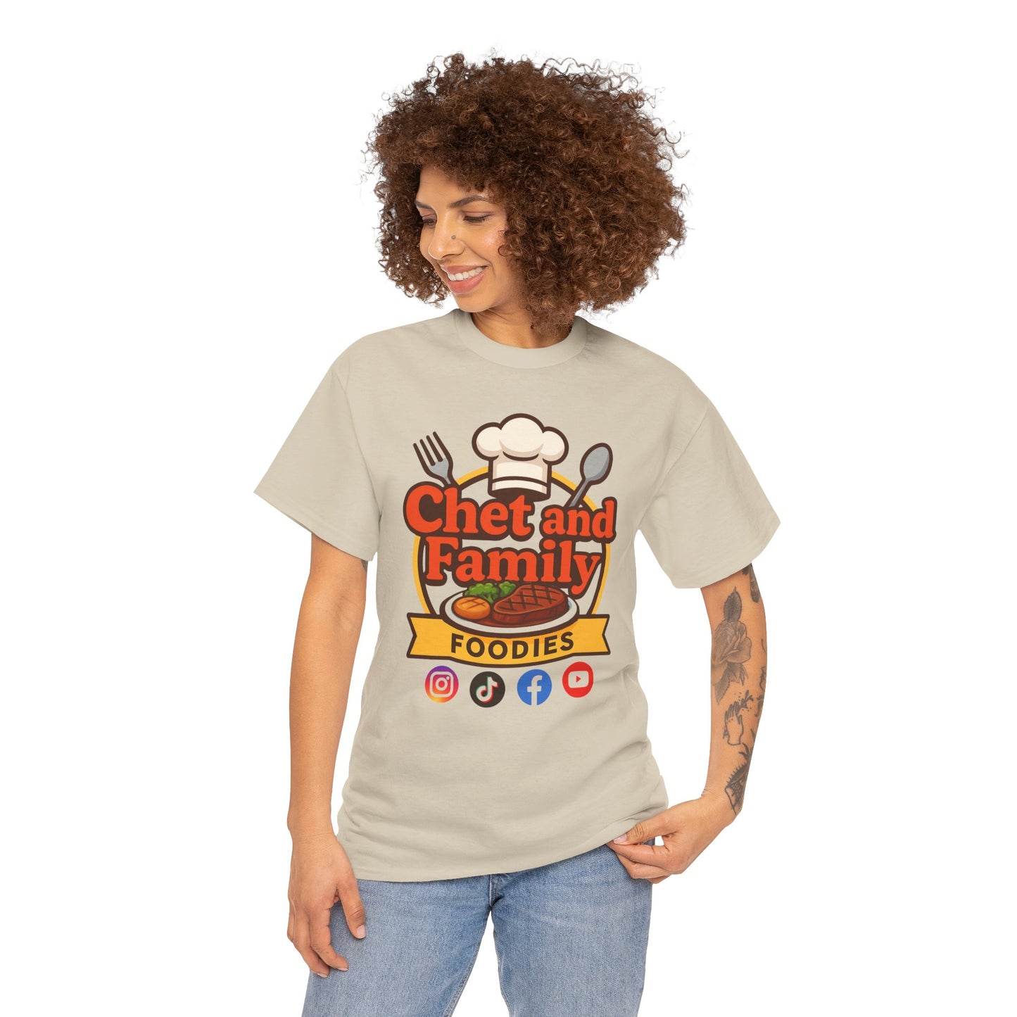 Chet and Family Foodies Tee