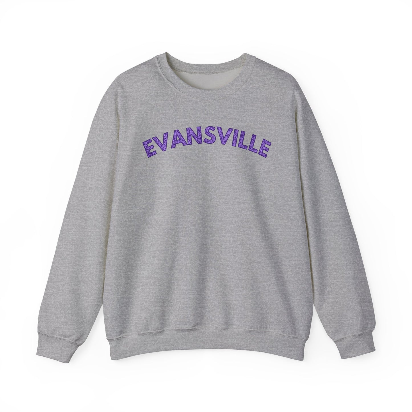Evansville Leopard Font Crewneck