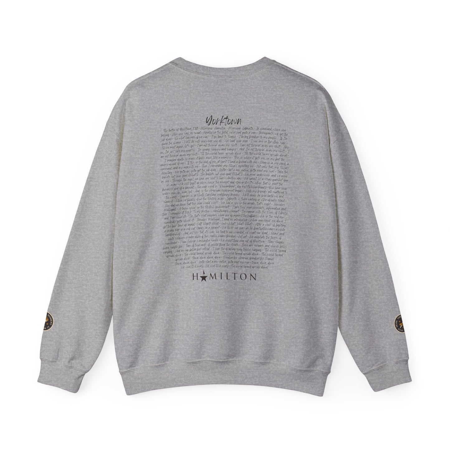 "Yorktown" Musical Crewneck — "I Am Not Throwin' Away My Shot"