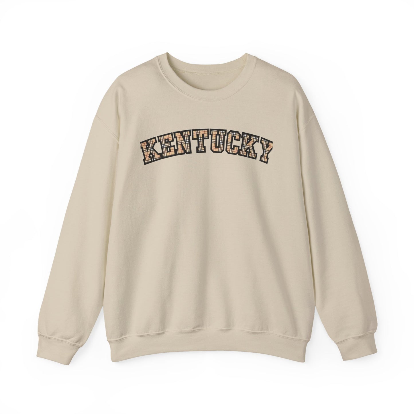 Kentucky Kensington Plaid Crewneck Sweatshirt