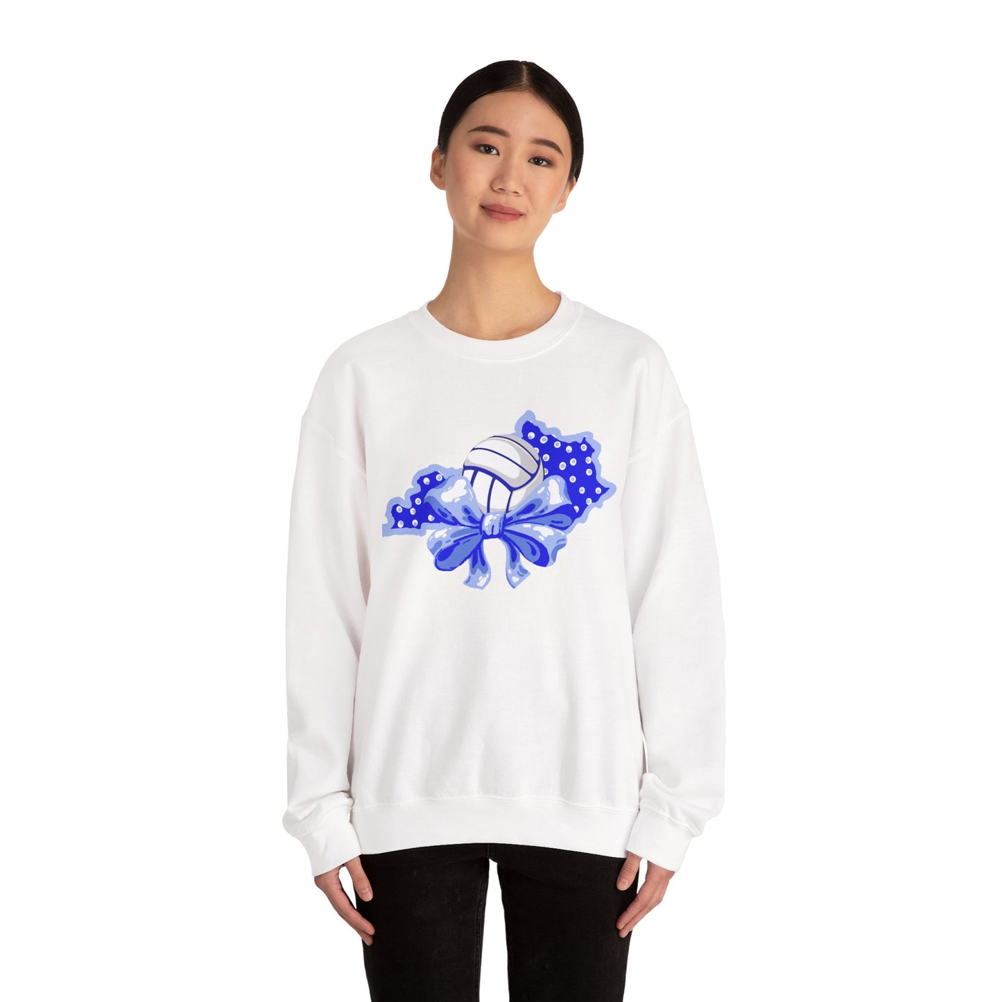 Volleyball and Bows Kentucky Crewneck