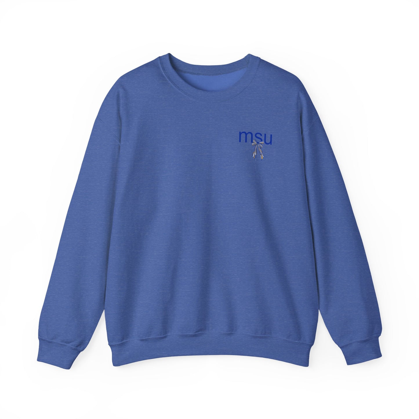 Morehead State Striped Bow Crewneck