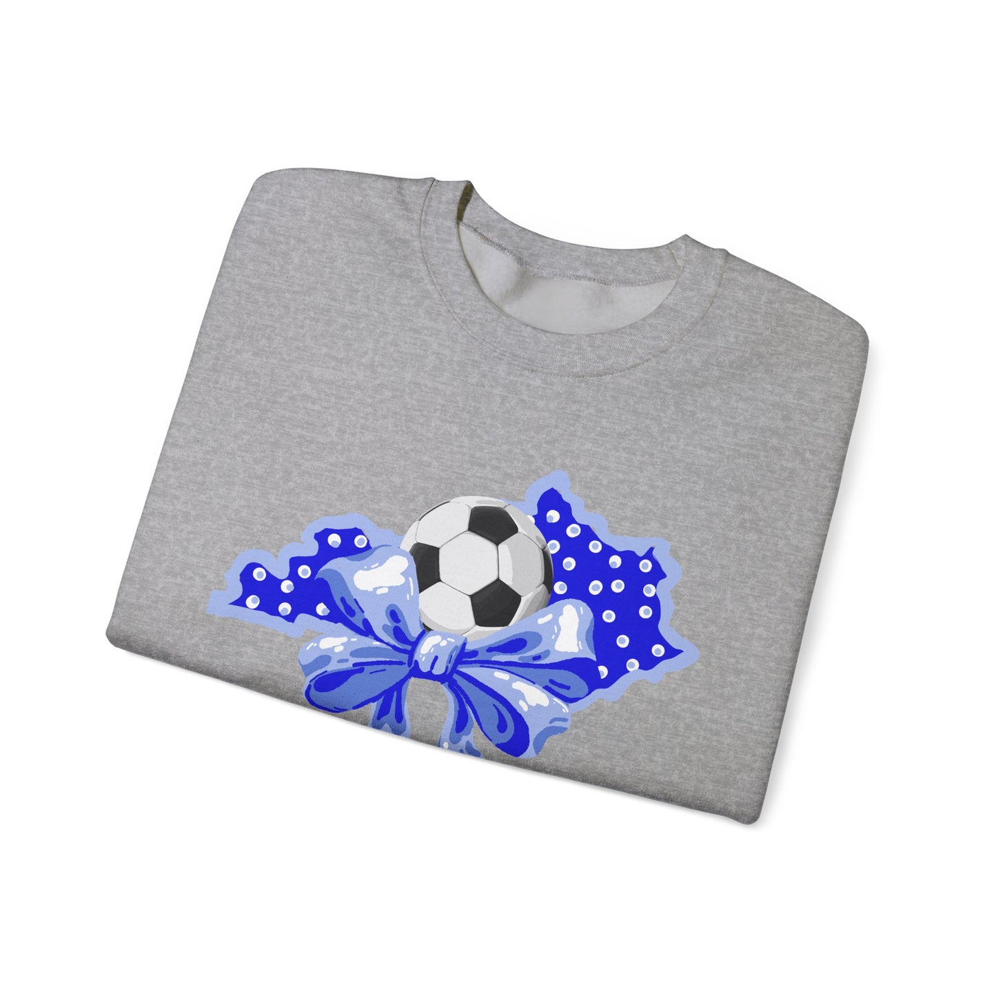 Soccer and Bows Kentucky Crewneck