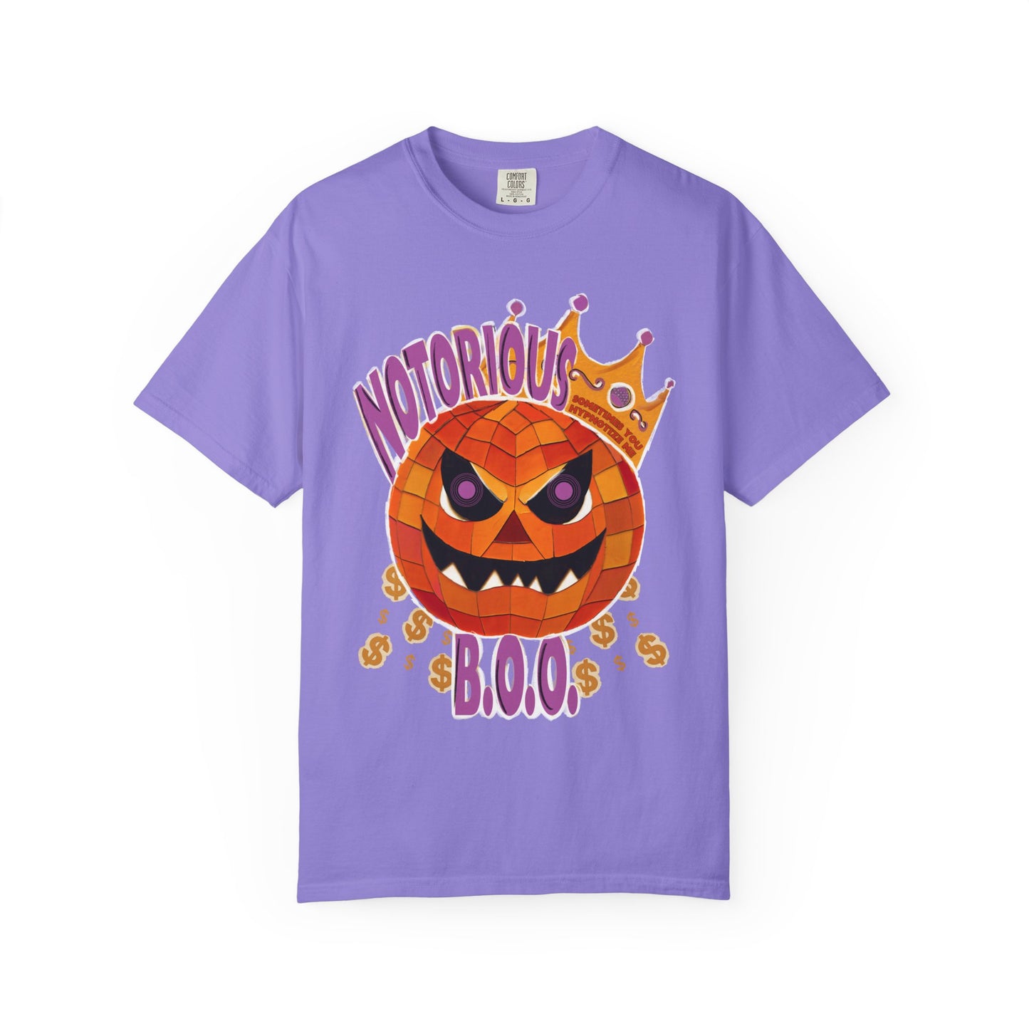 Notorious B.O.O. T-shirt | Halloween Jack-o'-Lantern Design