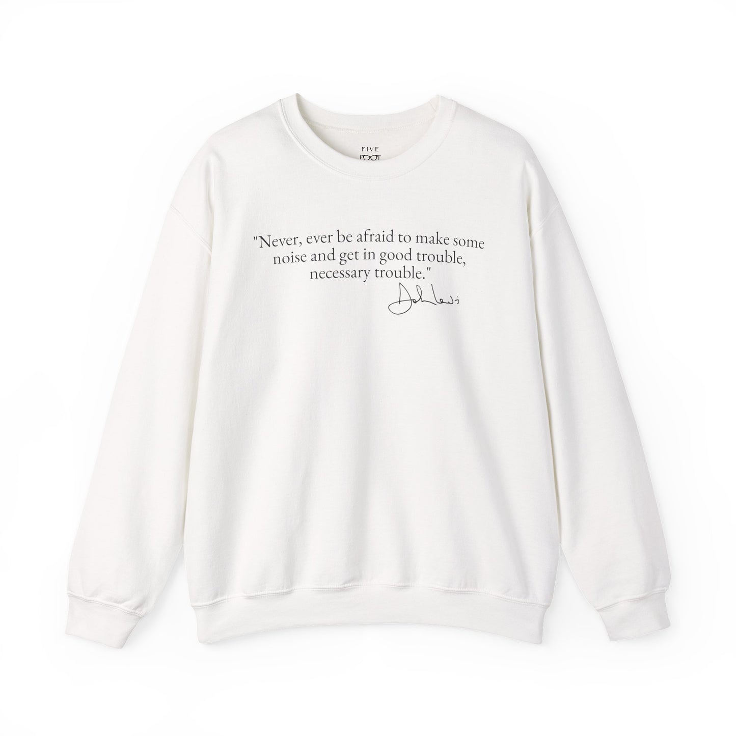 Good Trouble Crewneck | Black Font
