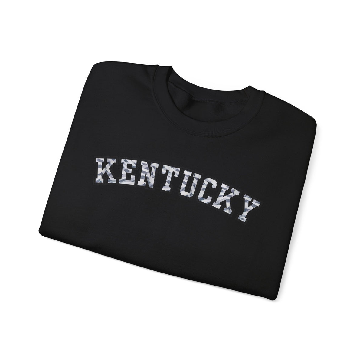 Kentucky Grey Modern Camo Crewneck Sweatshirt