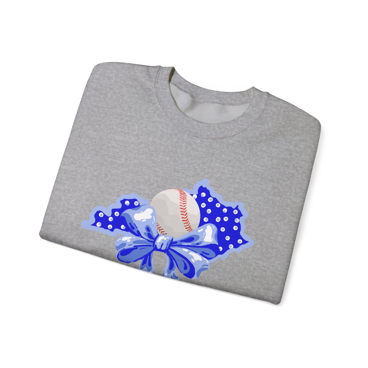 Baseball and Bows Kentucky Crewneck