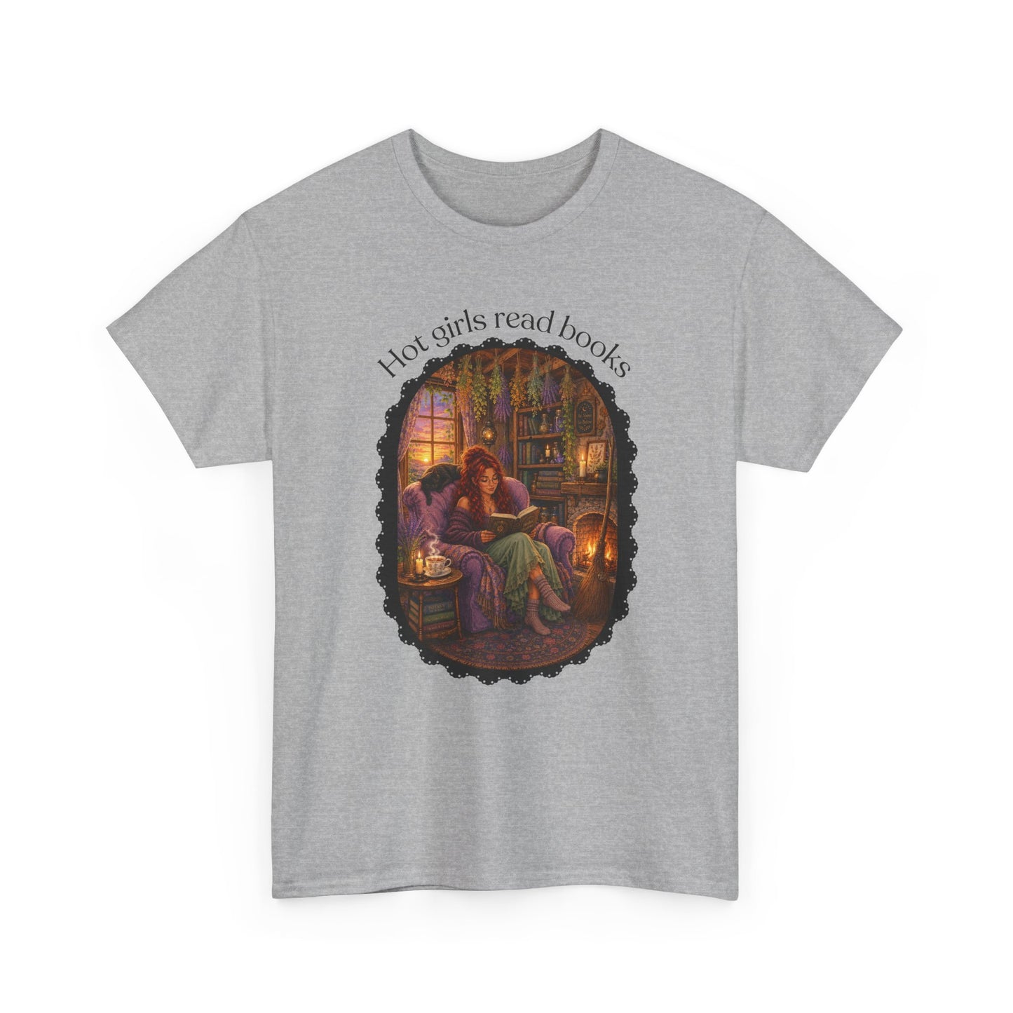 Hot Girls Read Books Tshirt | Andi B. Designs