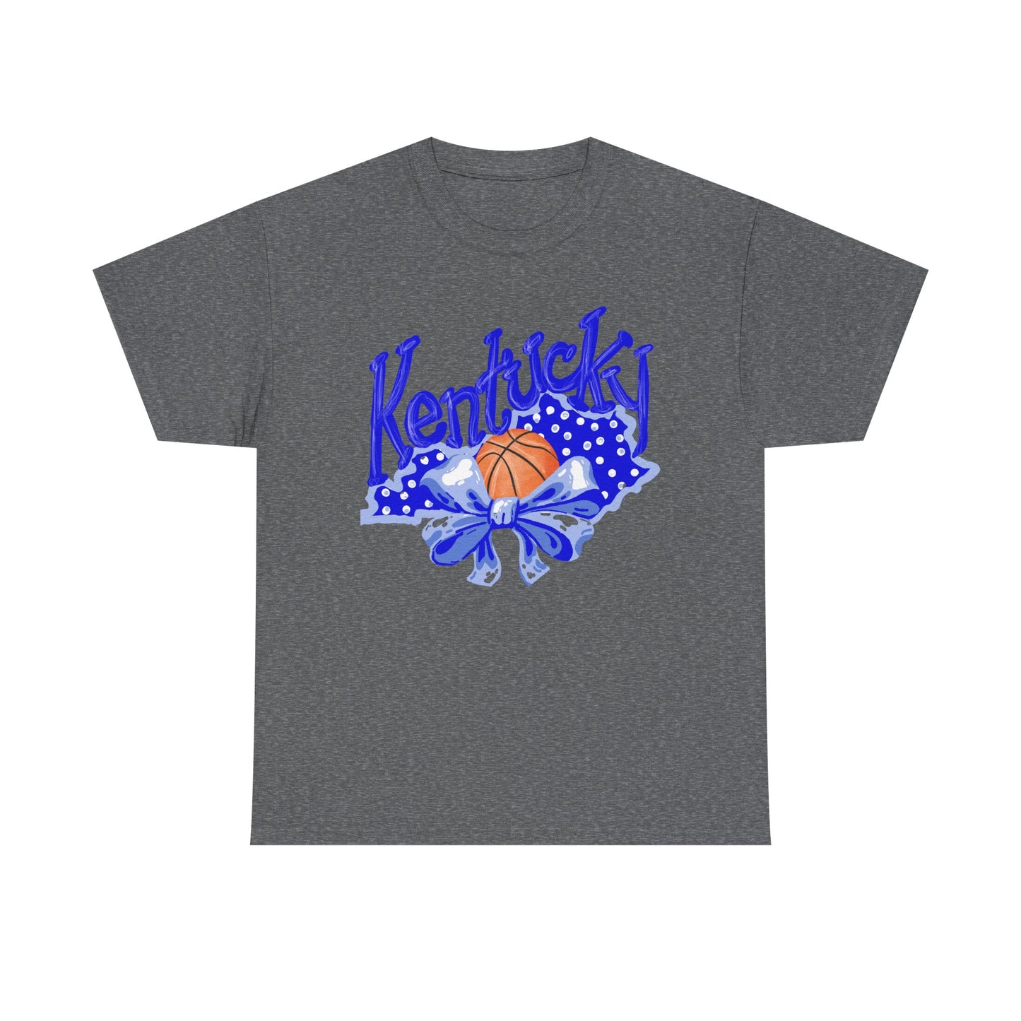 Basketball and Bows Kentucky Tee