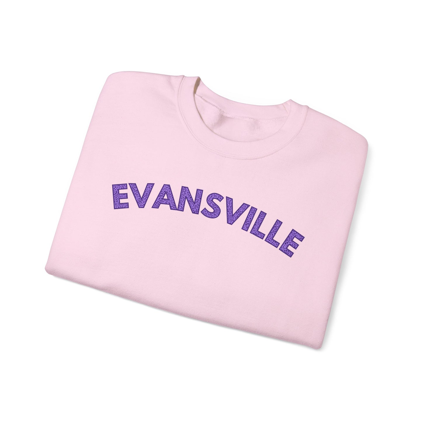 Evansville Leopard Font Crewneck