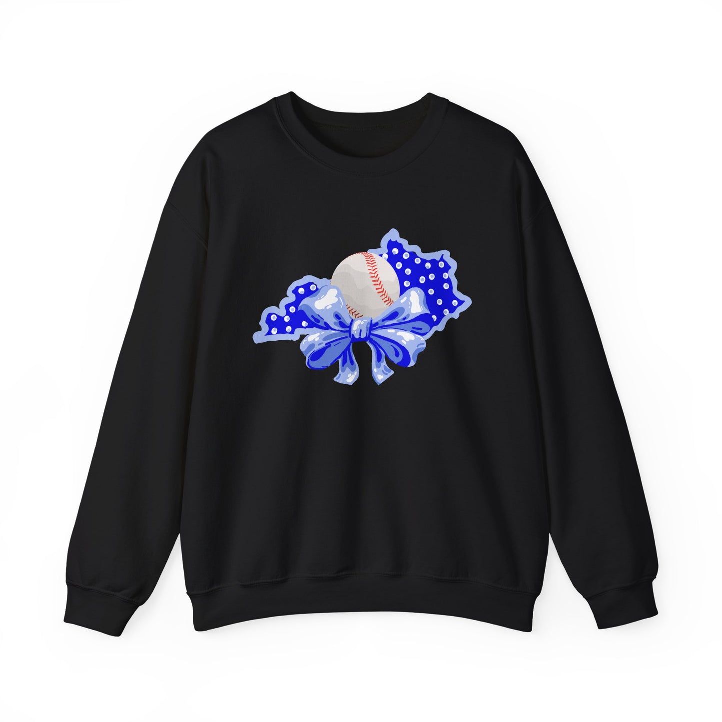 Baseball and Bows Kentucky Crewneck