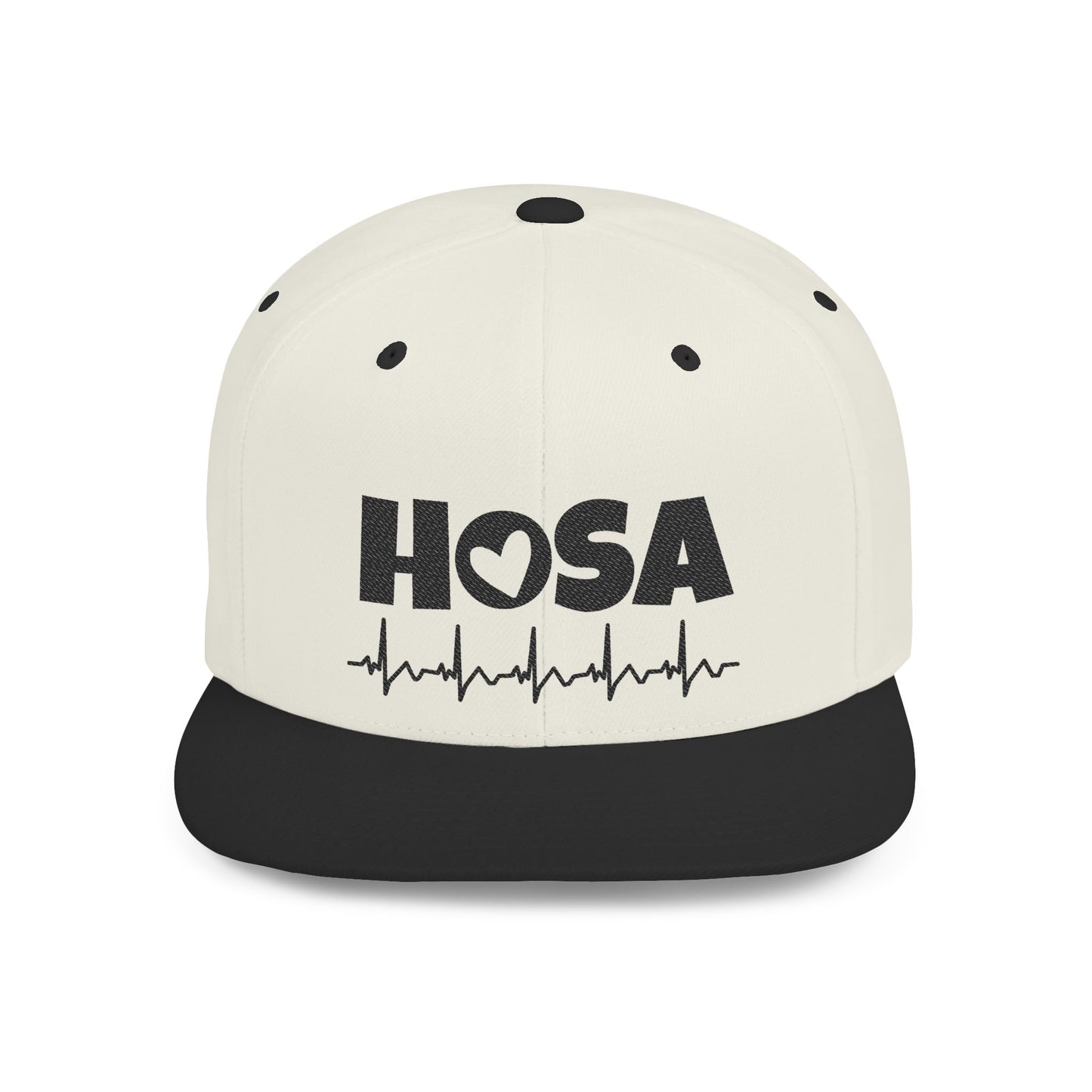 HOSA Heartbeat Flatbill Snapback - Black Edition