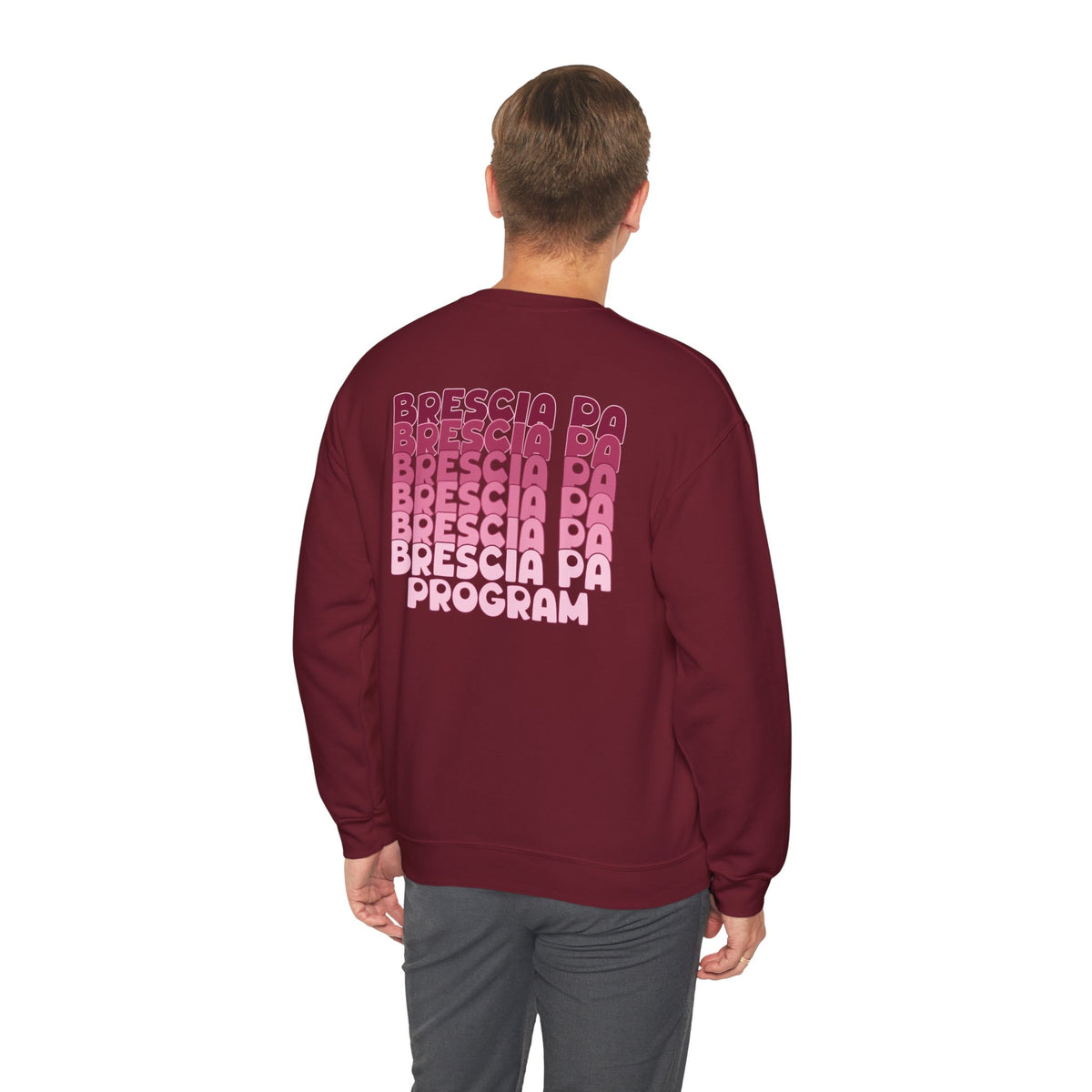 Brescia PA Program Warm Ombre Crewneck Sweatshirt