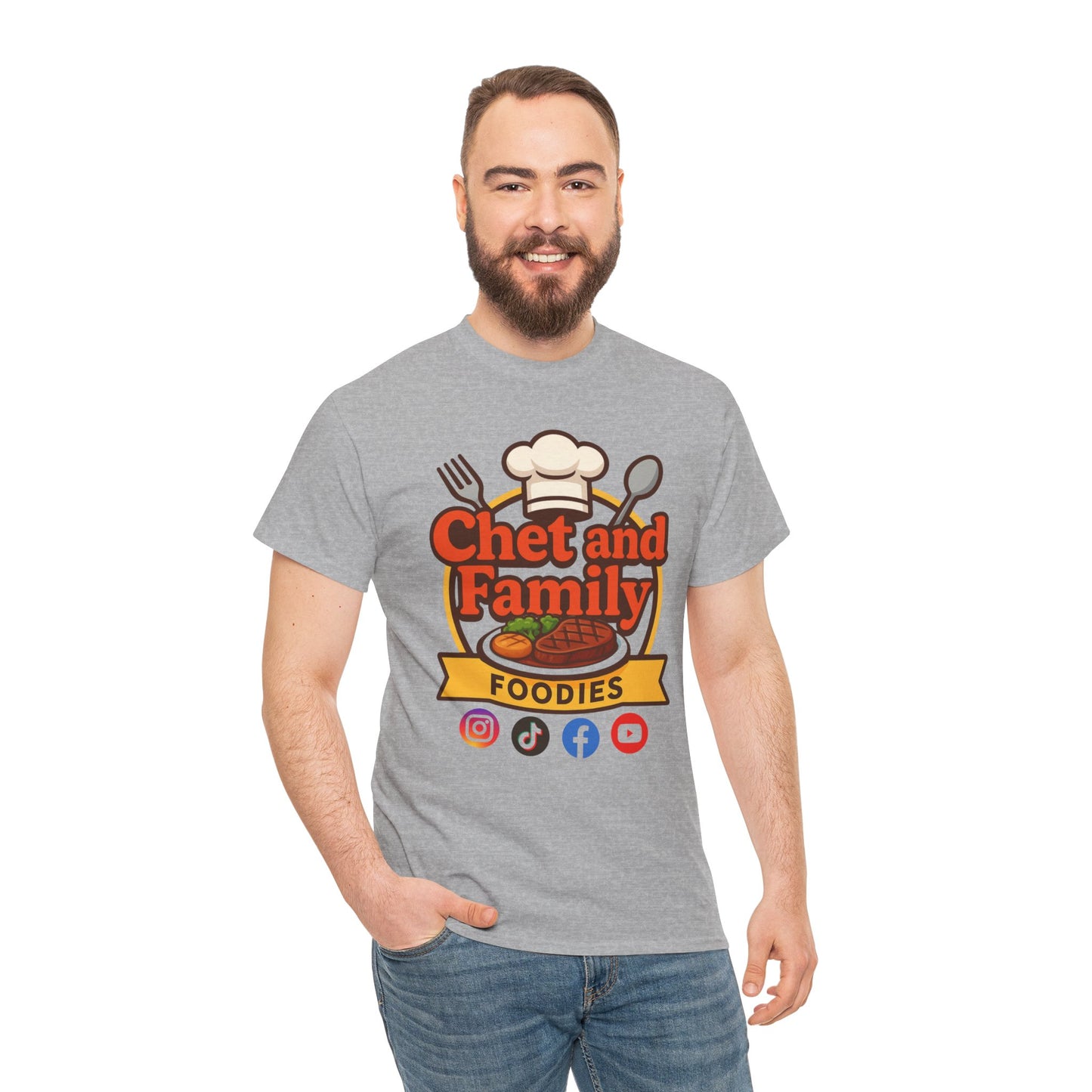 Chet and Family Foodies Tee