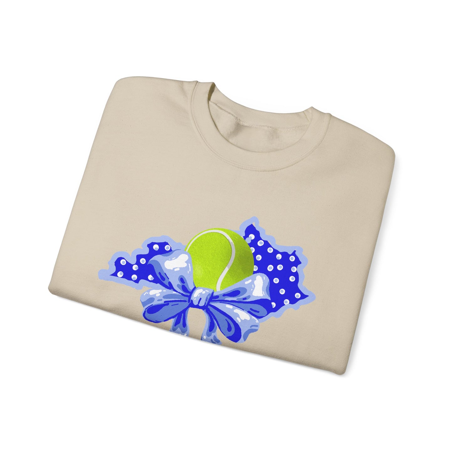 Tennis and Bows Kentucky Crewneck