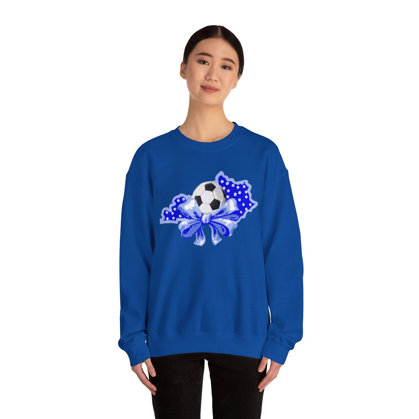 Soccer and Bows Kentucky Crewneck