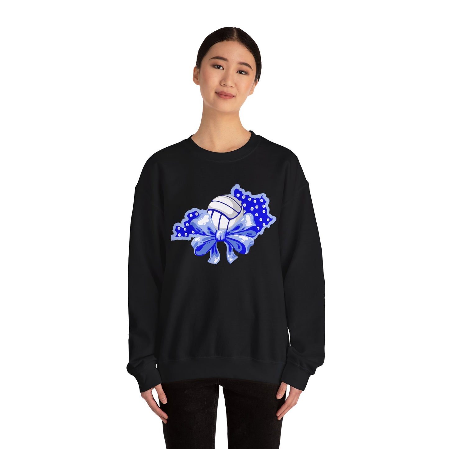 Volleyball and Bows Kentucky Crewneck