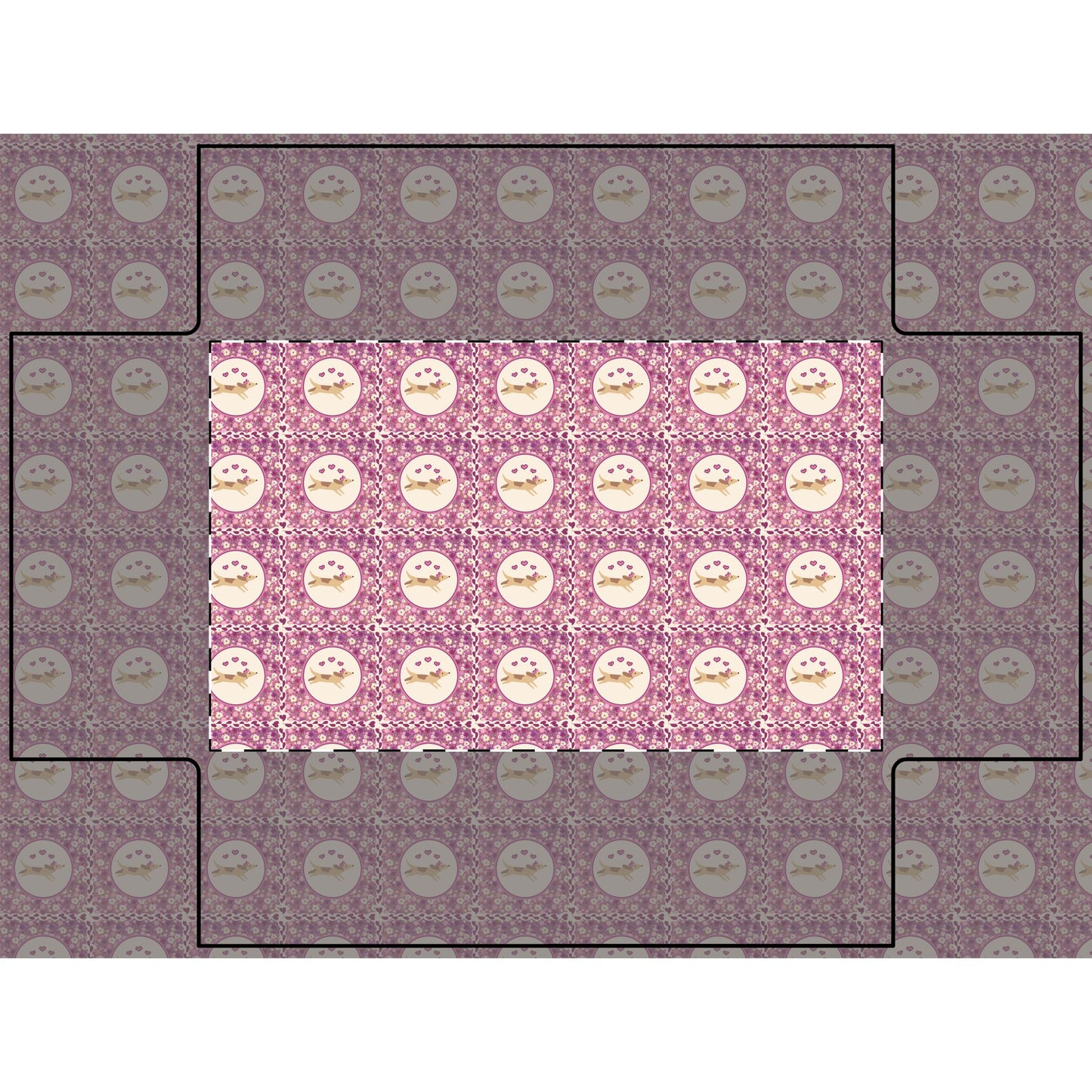 Playful Doxie Fitted Crib Sheet