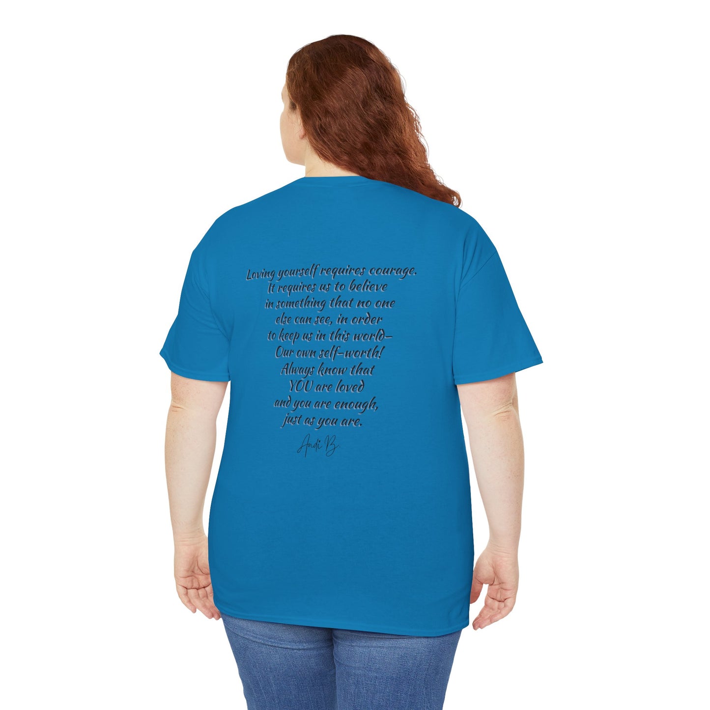 Goddess Tee #2 — "I'm Not Fat, I'm Goddess Sized" Women's Empowerment T-Shirt | Andi B. Designs