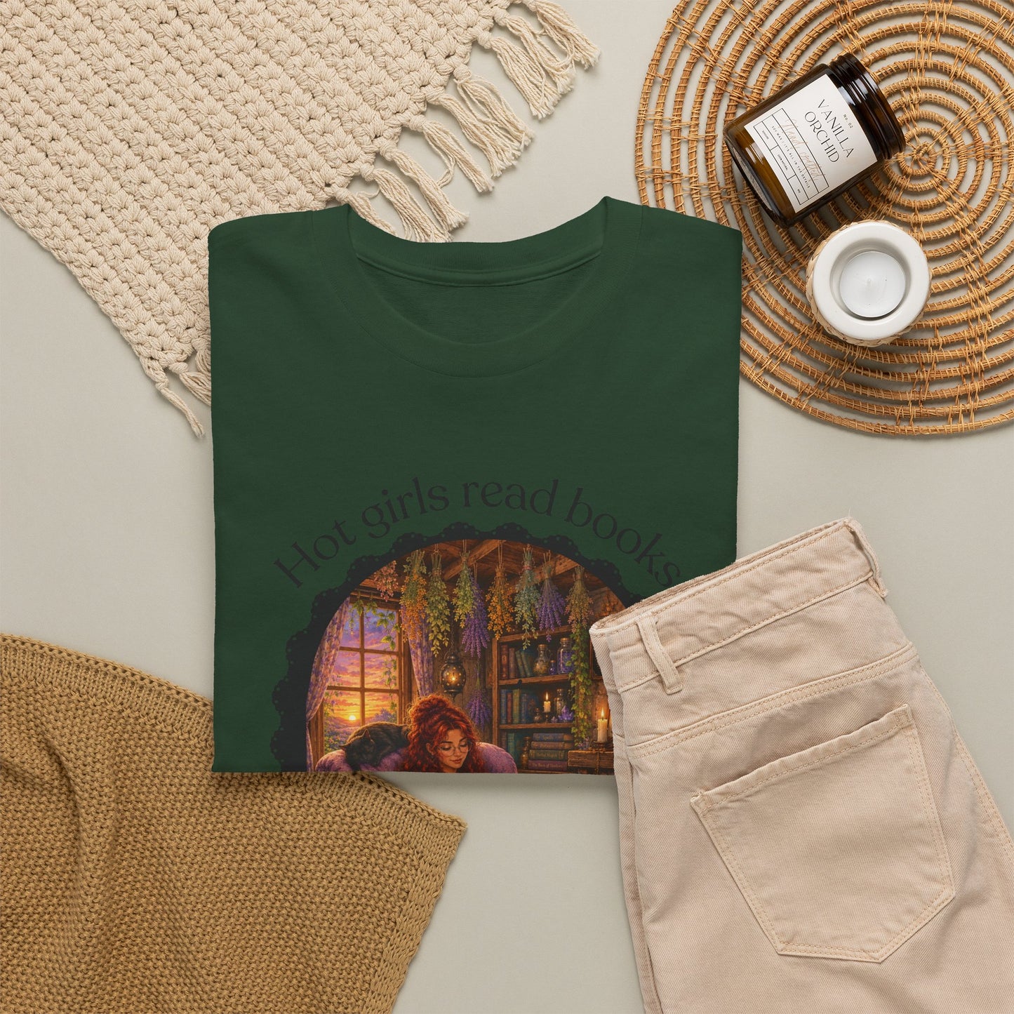 Hot Girls Read Books Tshirt | Andi B. Designs