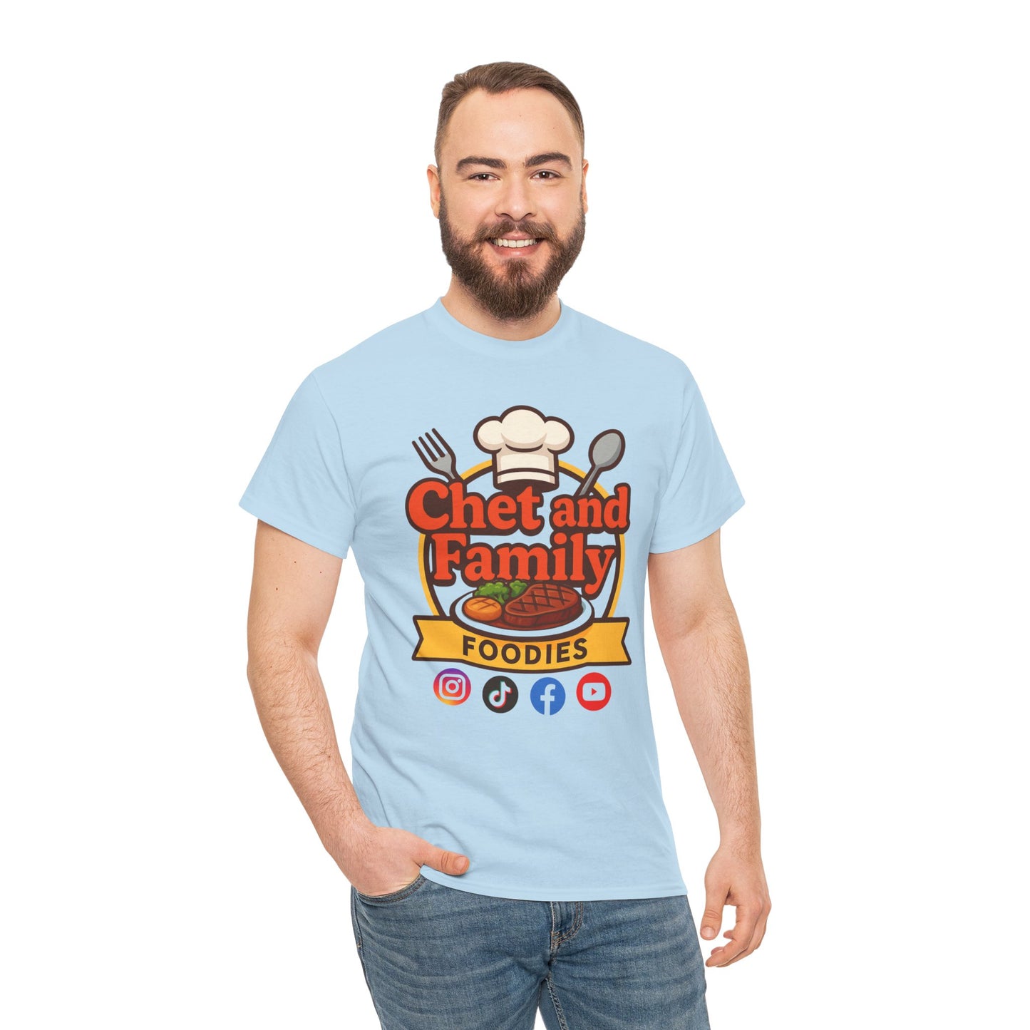 Chet and Family Foodies Tee