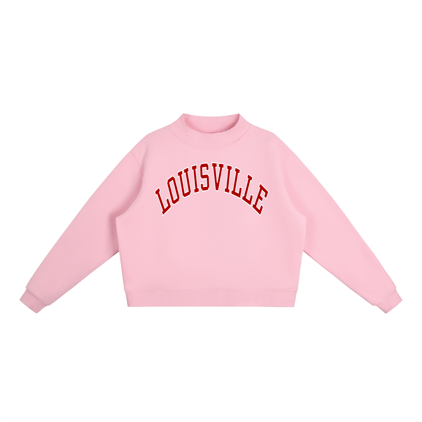 Louisville,Parke Dupe,UofL,Cardinals,Parke-Like,Mock,Mock Neck,Trendy