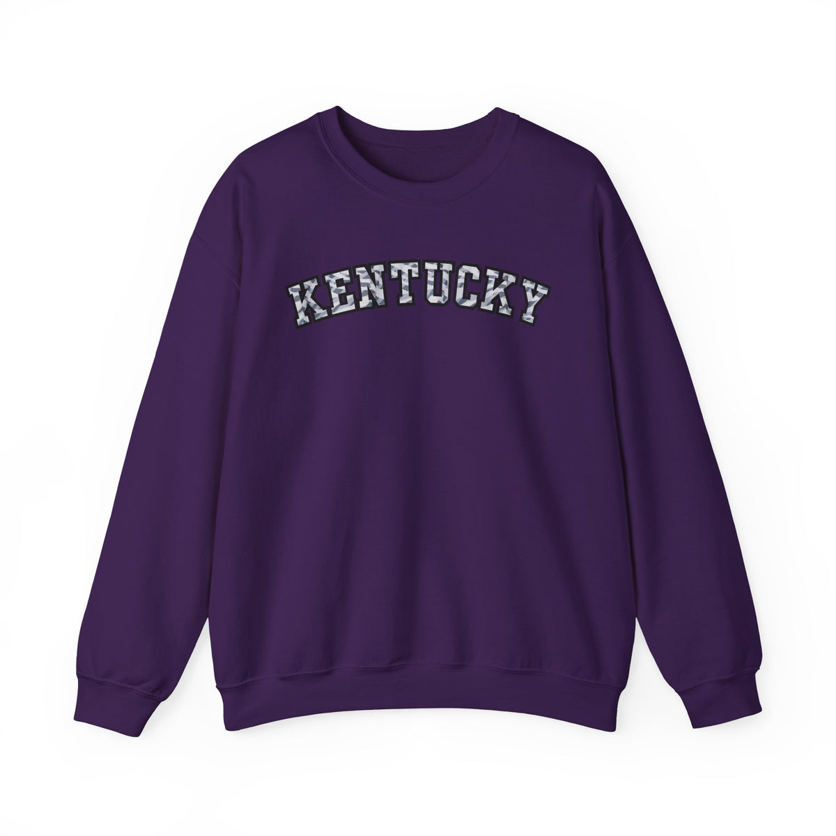 Kentucky Grey Modern Camo Crewneck Sweatshirt