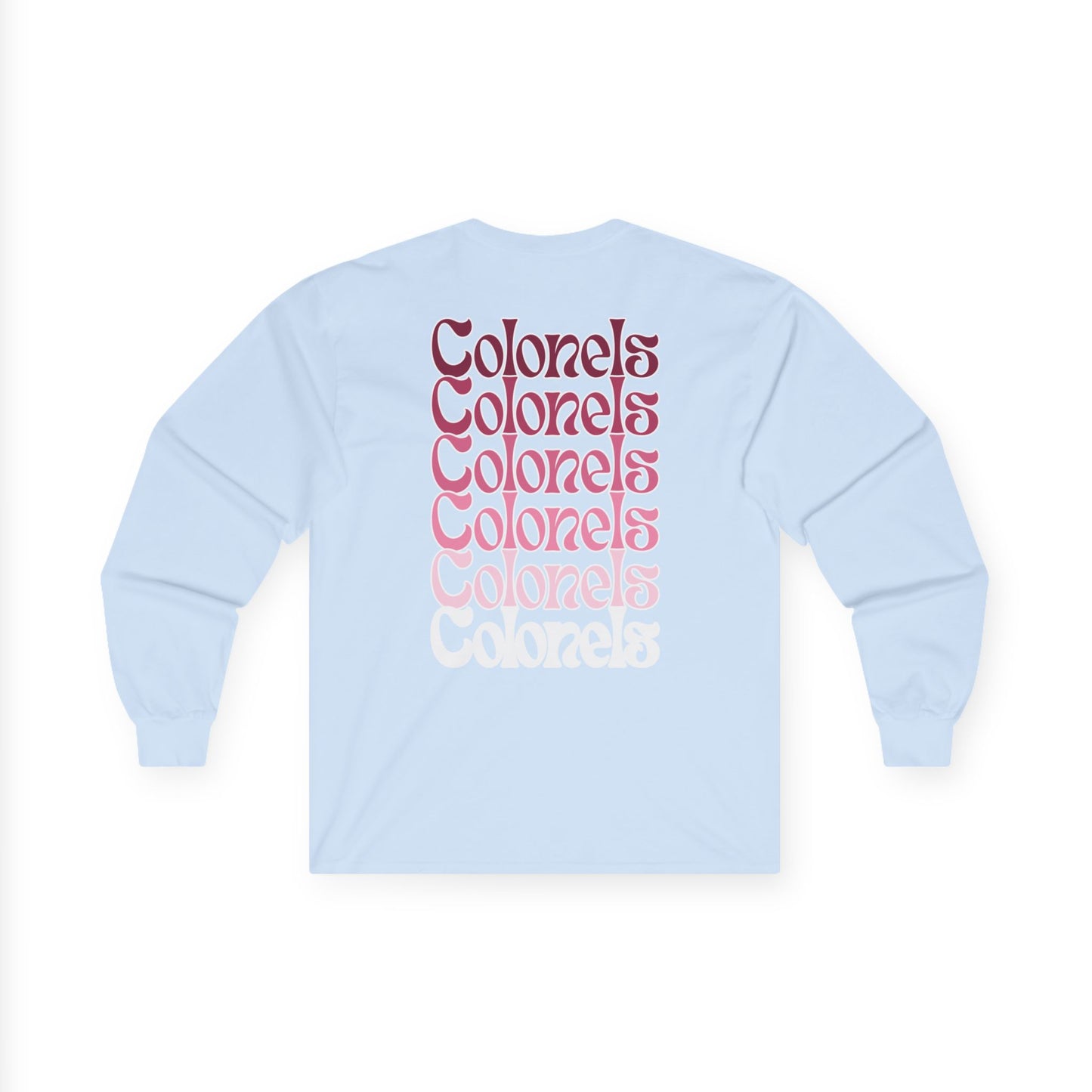 EKU Colonels Ombre Stack Long Sleeve Tee