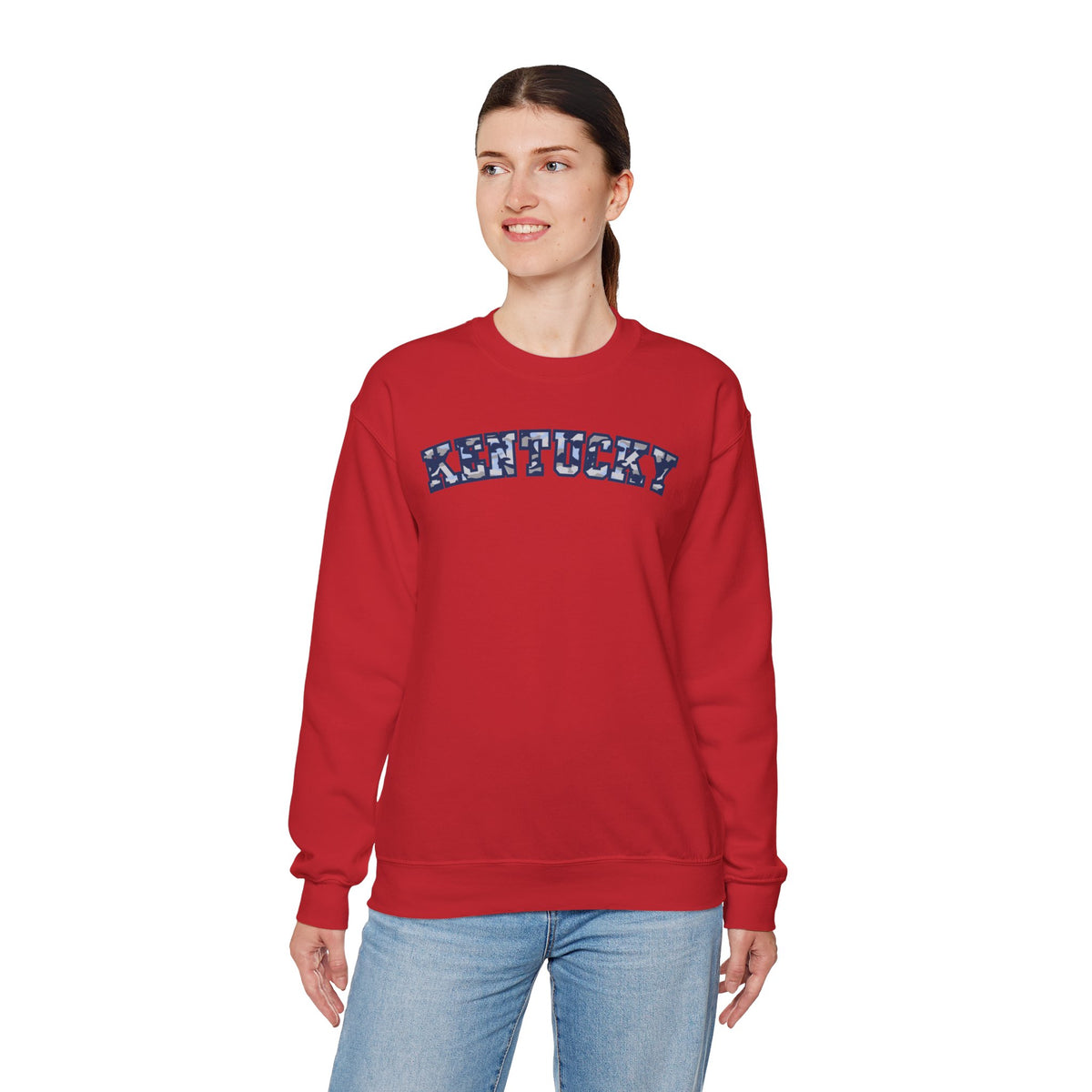 Kentucky Blue Grey Camo Sweatshirt