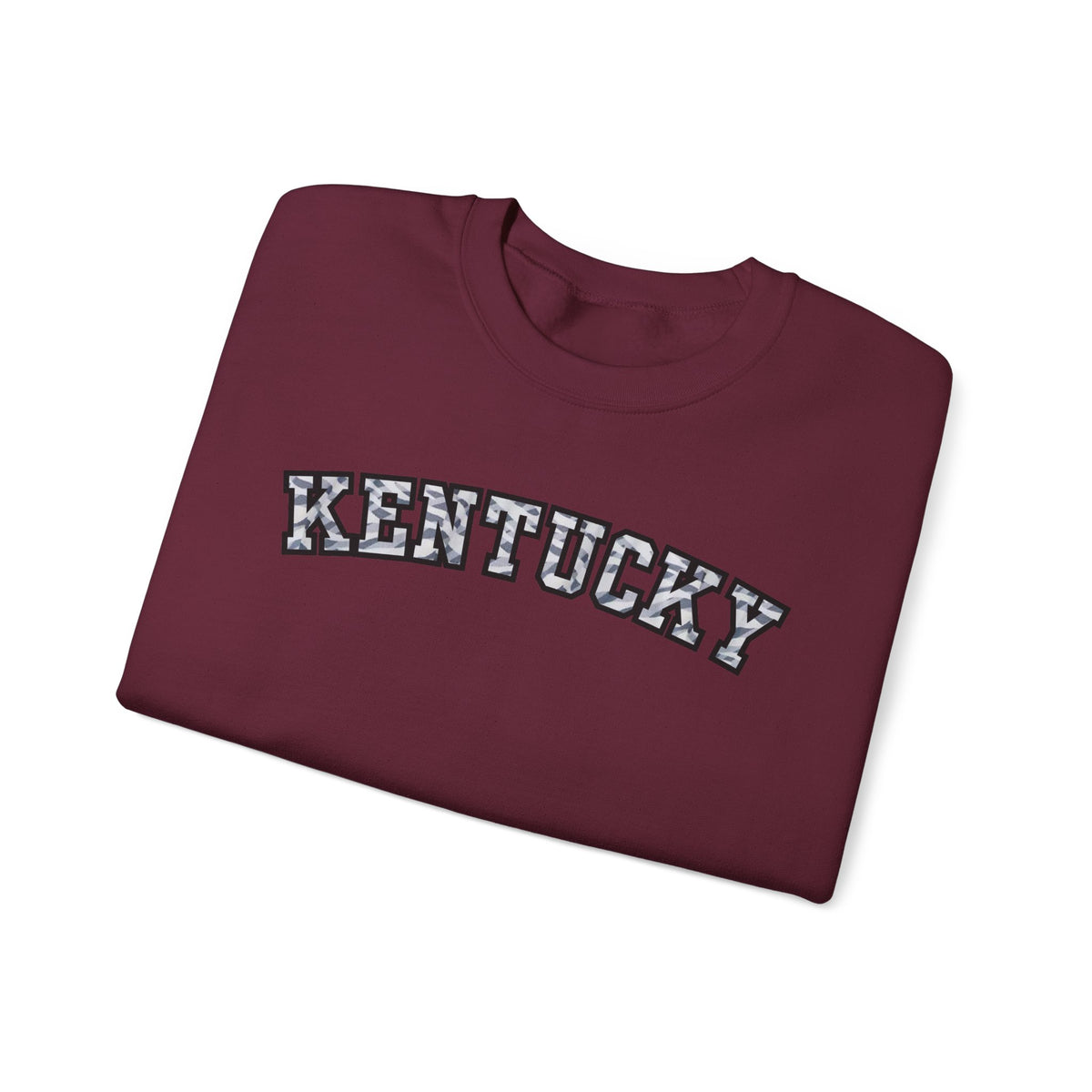 Kentucky Grey Modern Camo Crewneck Sweatshirt
