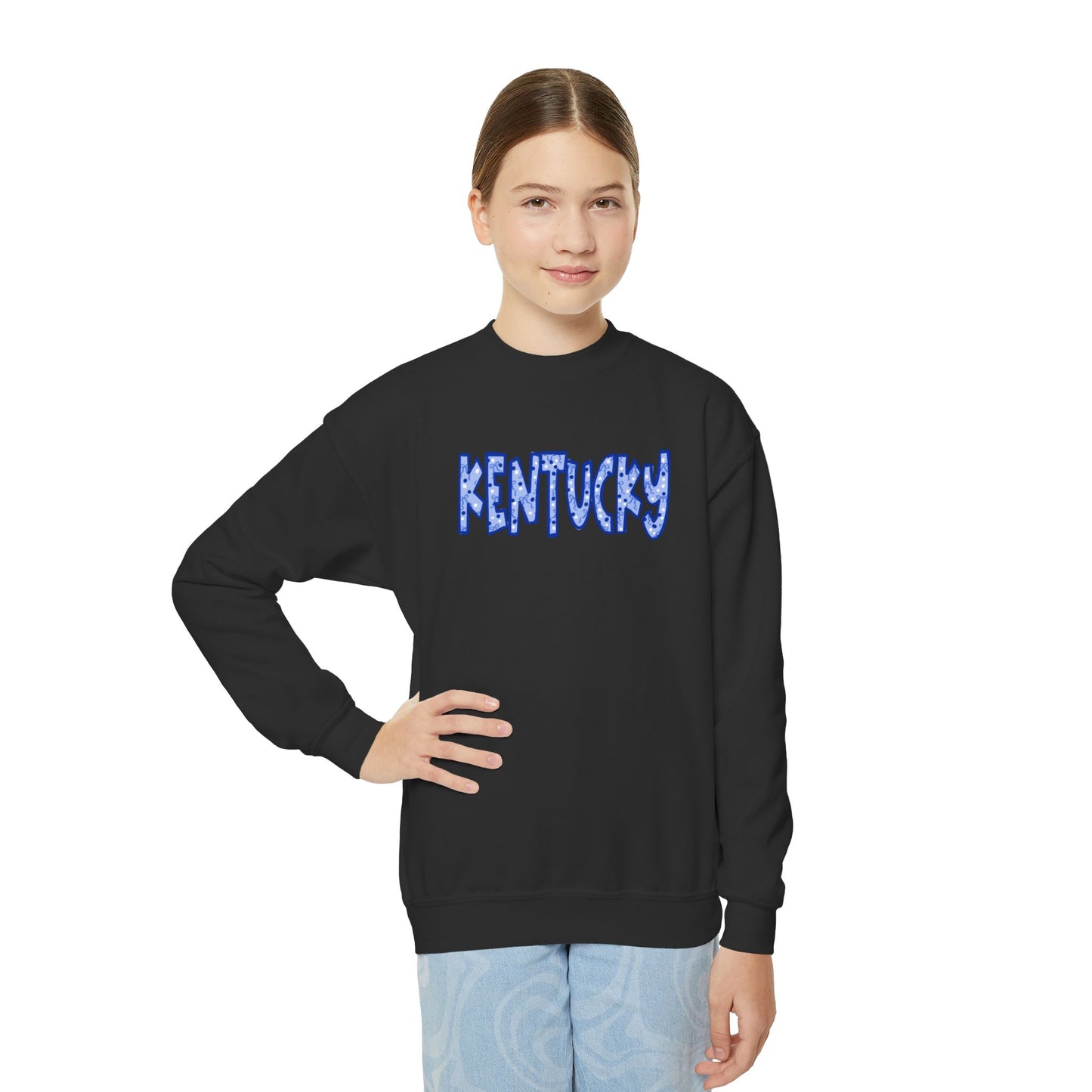 Kentucky Youth Coquette Font Crewneck