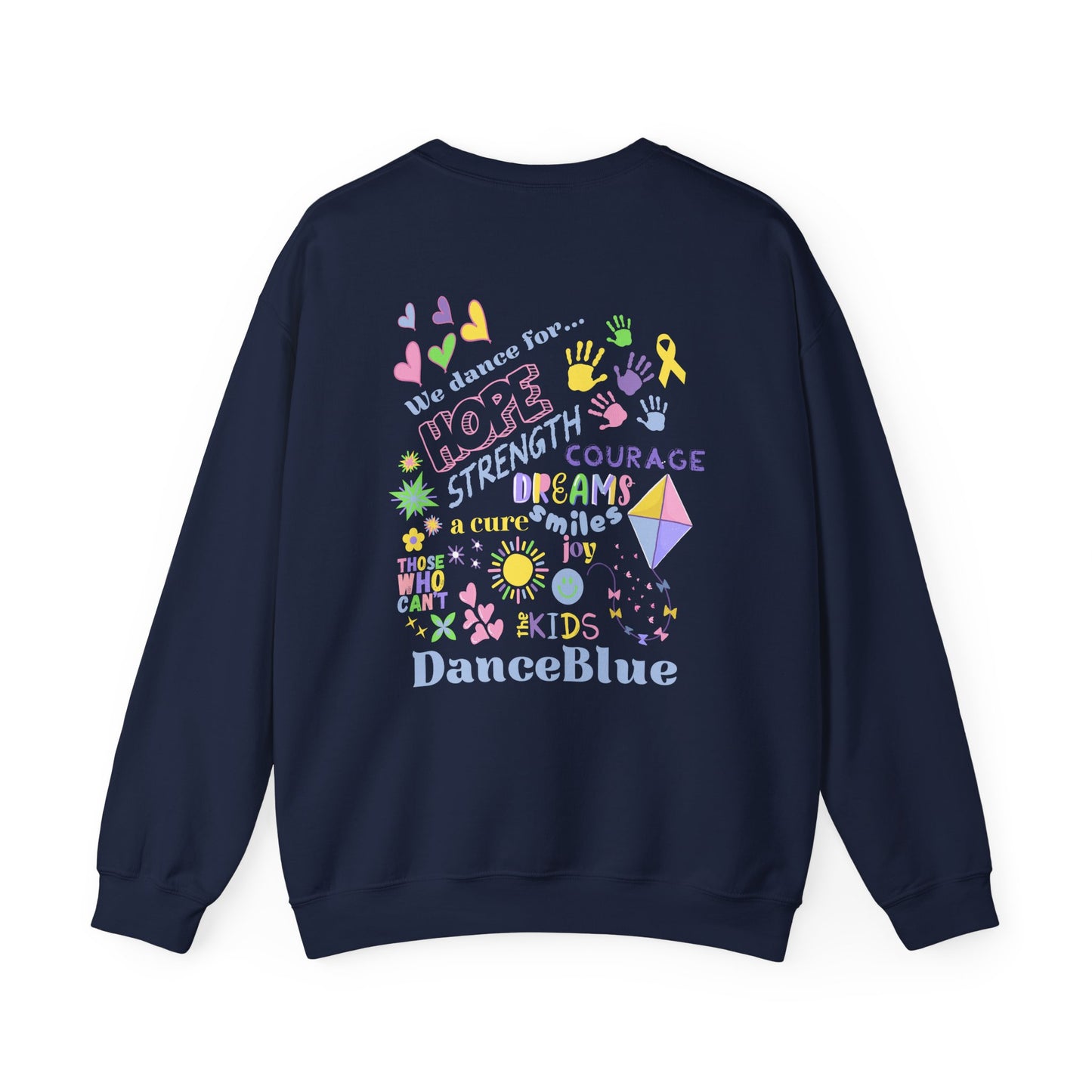 DanceBlue Hope & Strength Pastel Crewneck