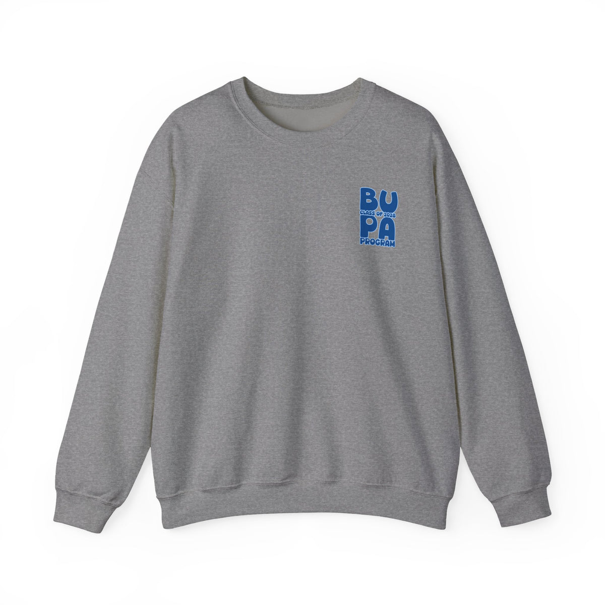 Brescia PA Program Blue Ombre Graphic Crewneck Sweatshirt