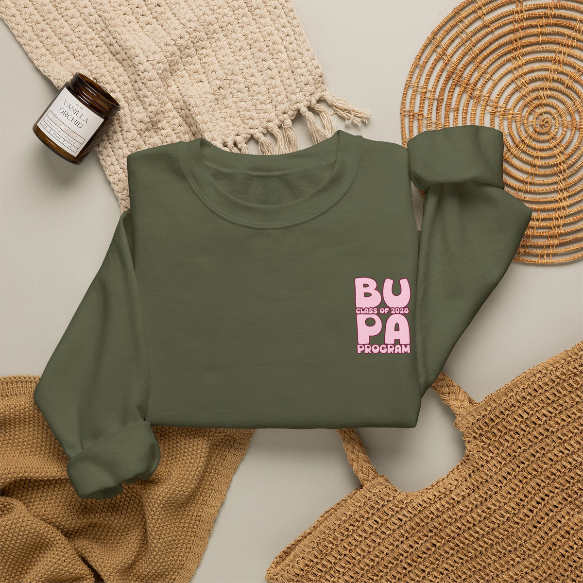Brescia PA Program Warm Ombre Crewneck Sweatshirt